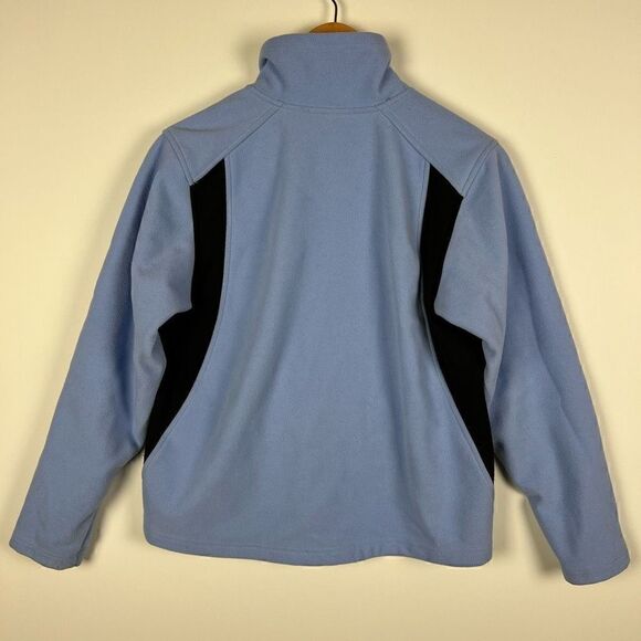 REI Fleece Full Zip Up Jacket light blue black big kids XL (16/18) - Picture 3 of 12